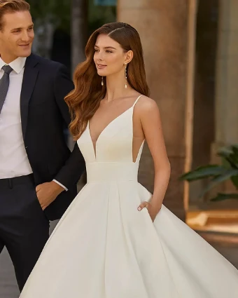 Luna Novias Style #Traza #1 Ivory thumbnail