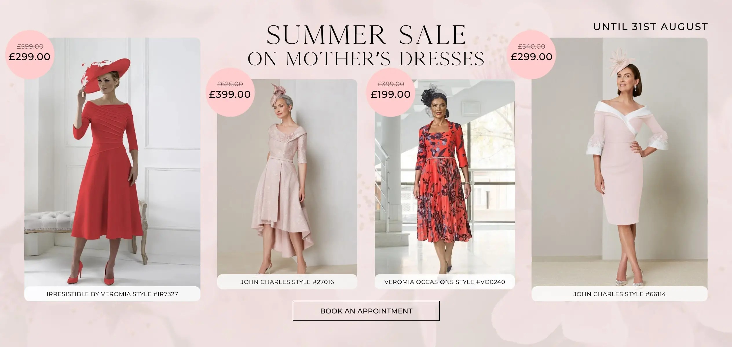 summer sale for mothers banner