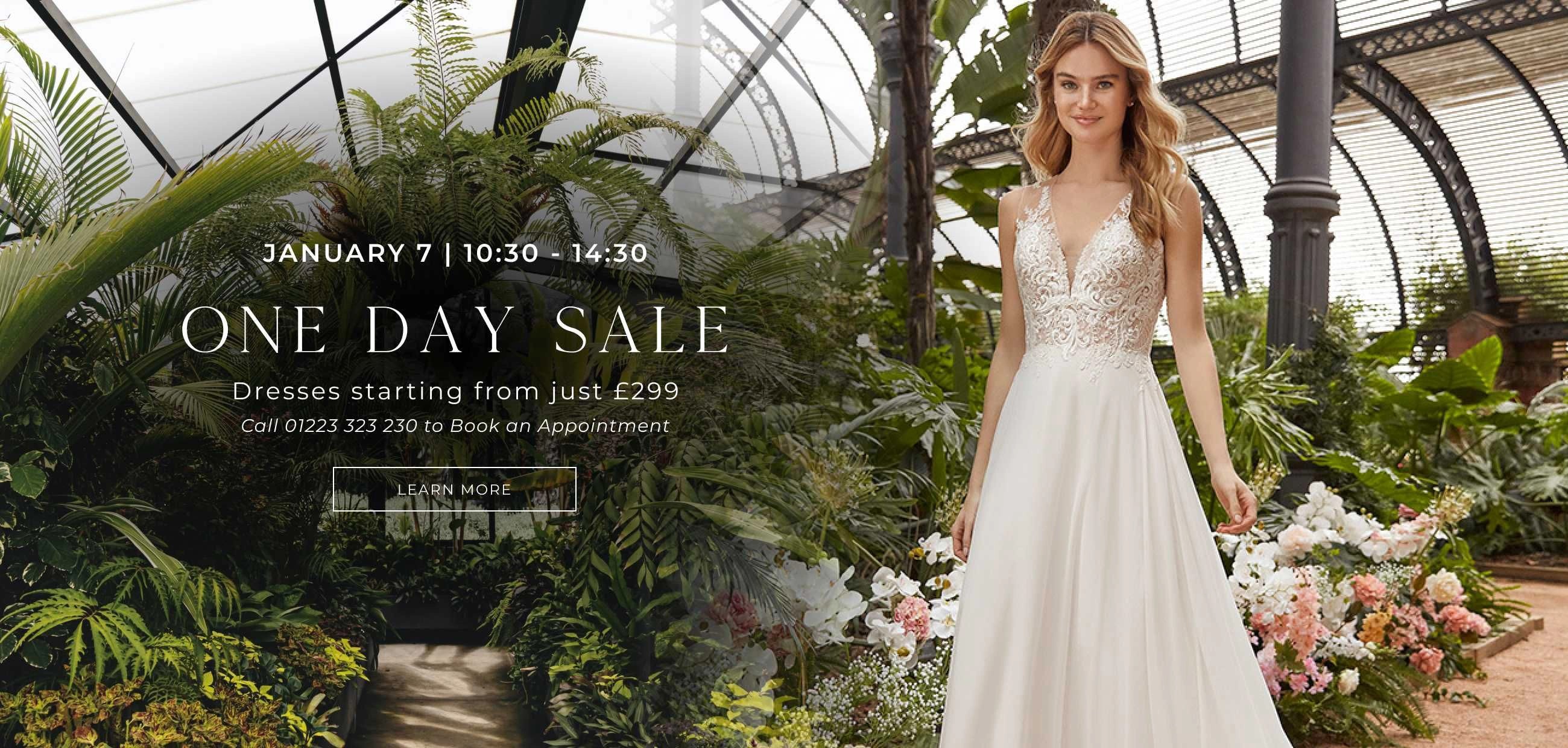 One Day Sale banner desktop